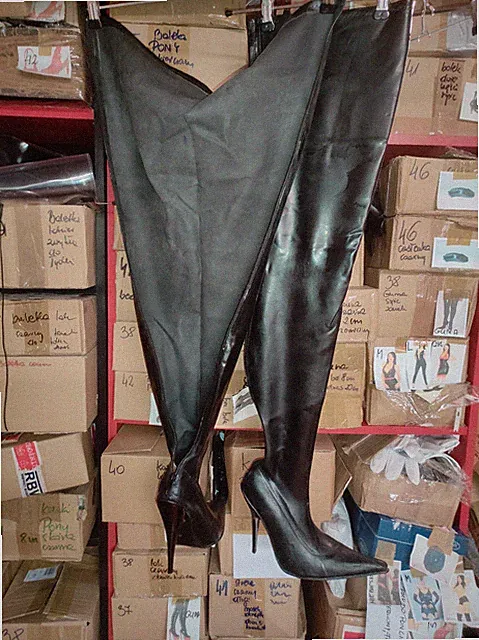 Handmade Latex gummi Overknee Stiefel viele farben 41 42 43 44 45 46 47 Poland