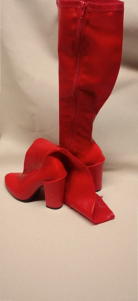 Handmade Stiefel latex gummi viele farben Größe 42-47 Absatz 11cm Bolingier