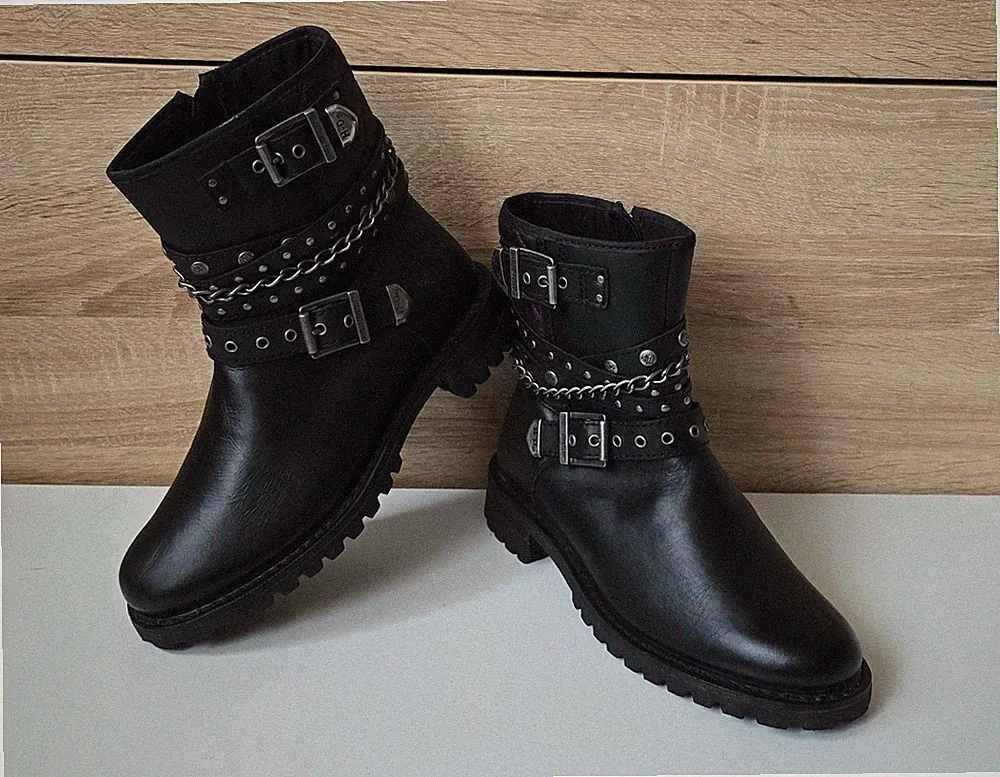 Harley-Davidson D87043 Shay Leder Motorradstiefel Boots Stiefel Gr. 6 = 39
