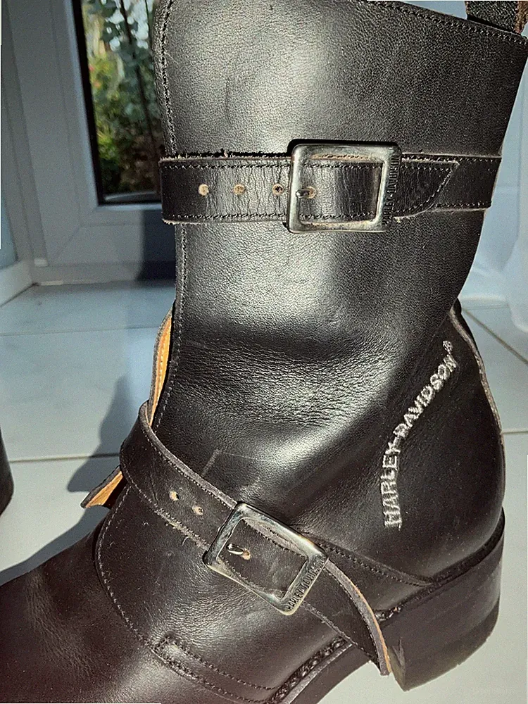 Schnalle Motorradstiefel