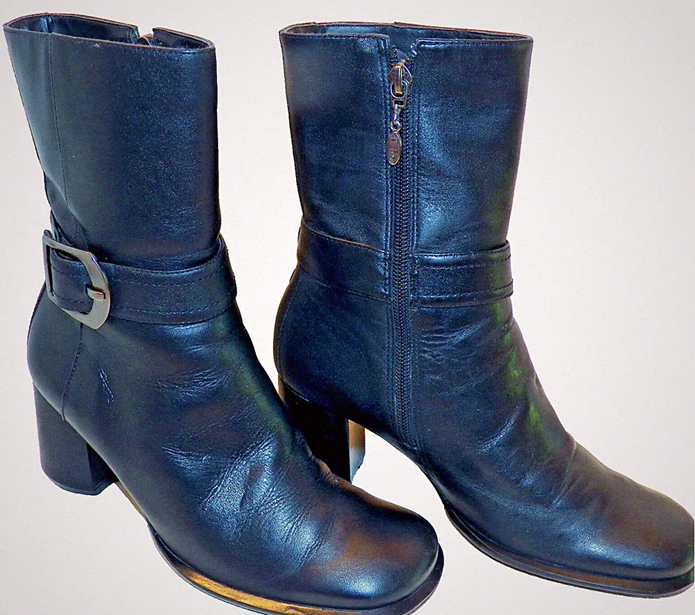 Harley-Davidson Sexy Schwarze Leder Knöchel Boots Mit Schnürung 81551 Gr. 6
