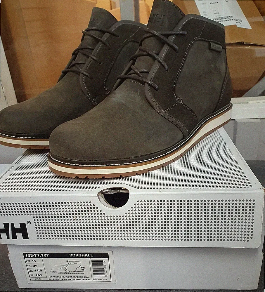 Helly Hansen Borghall Herren Chukka Stiefel - Espresso/Angora/Sperry Gum UK 11