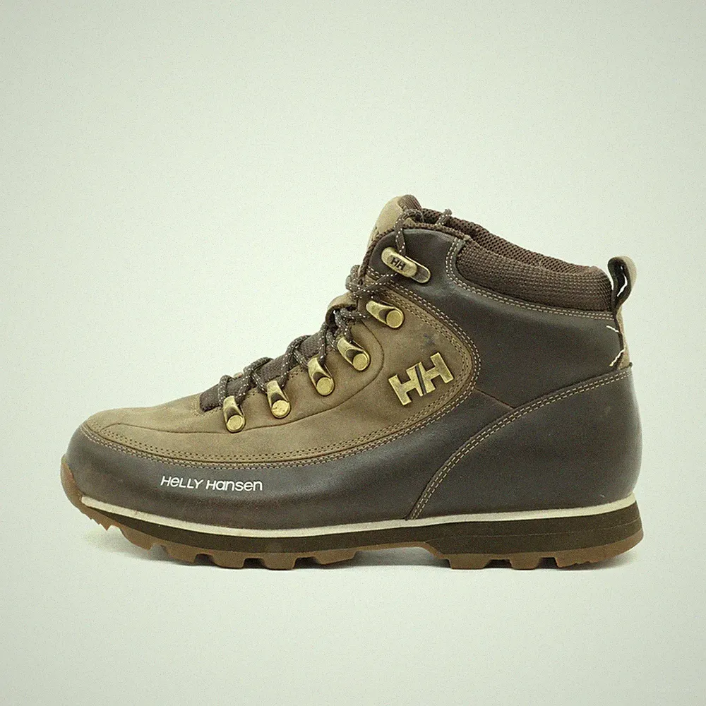 Helly Hansen Damen Wanderschuhe Stiefel Braun Leder Gepolstert Outdoor EU 37