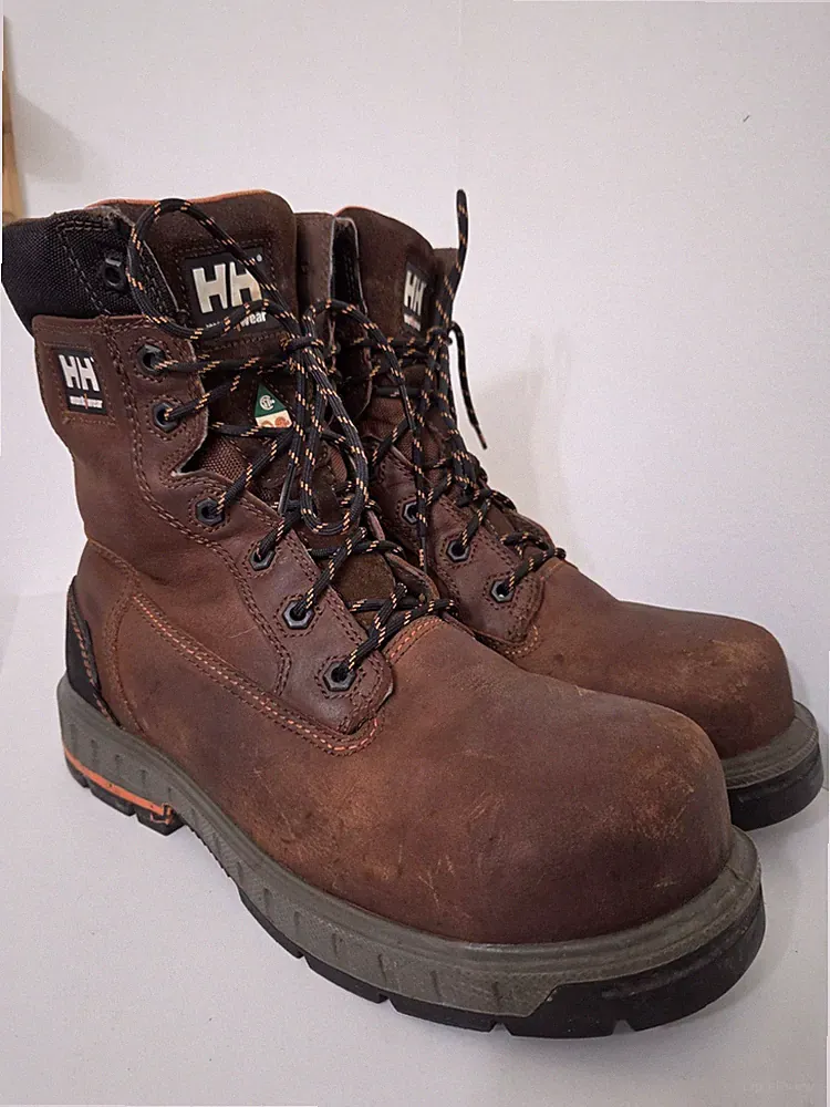 Helly Hansen Men's 8" FreshTech STSP Work Boot HHS232000 Brown Leather Size 12M