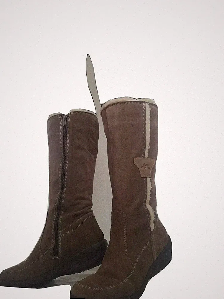 Herbst-Winterstiefel mit Gummi, stabiler Sohle, sehr warm, bequem, gemütlich