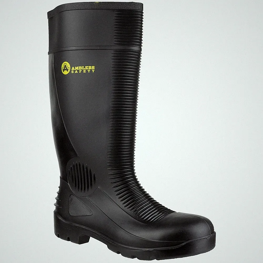 Herren Amblers FS100 Bau Sicherheit Stahlkappe/Modsohle Gummistiefel Größen 4-13