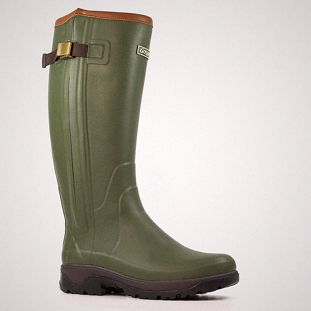 Herren/Damen GriSport Delta Reißverschluss Neopren Angeln Bauernhof Gummistiefel Größe 6 bis 13