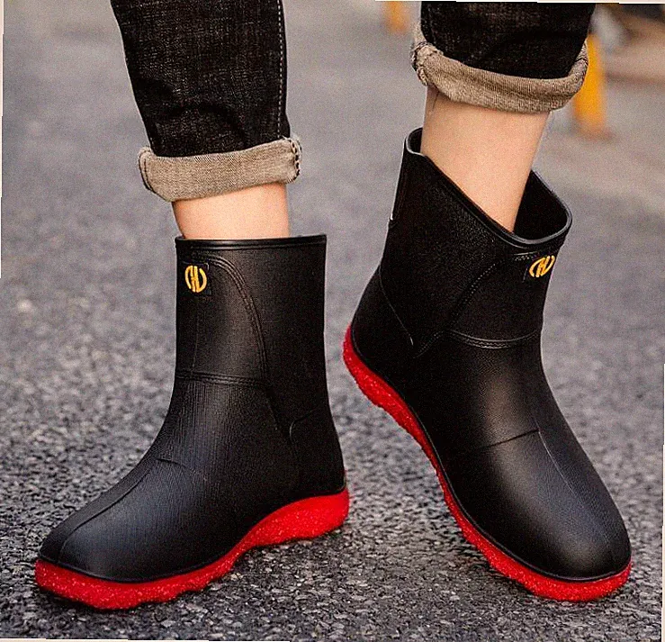 Herren Damen Gummistiefel Regenstiefel Garten Wasserdicht Autowäsche Draussen