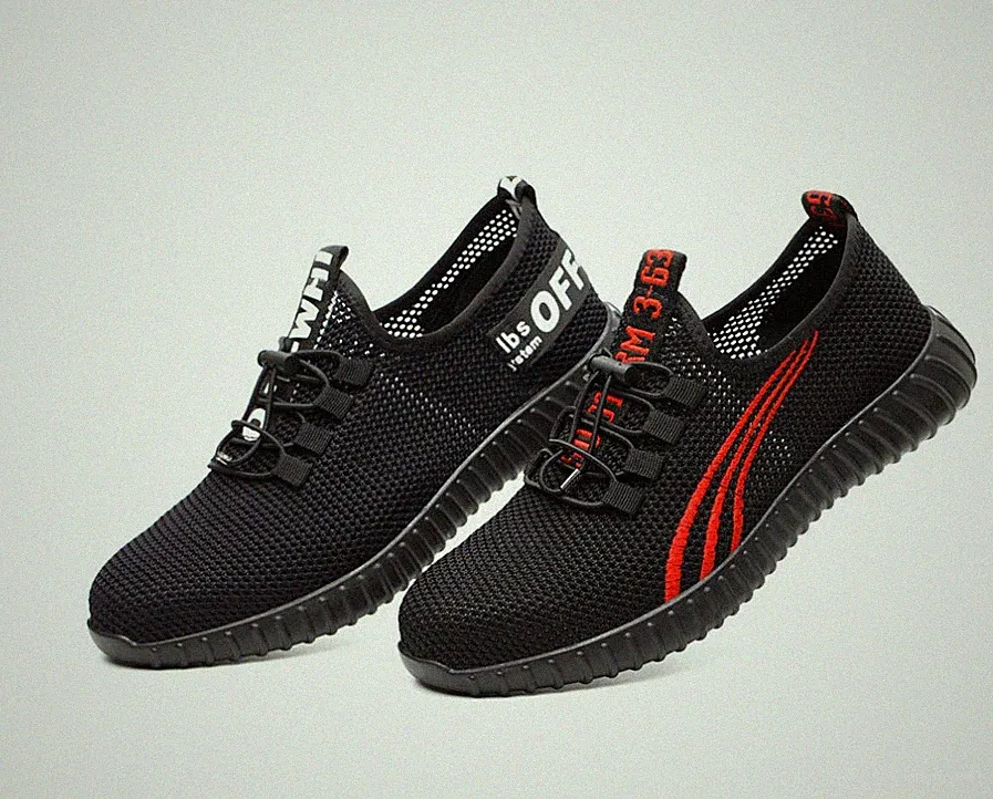 Herren Damen S1 Leichte Sicherheitsschuhe Stahlkappe Arbeitsstiefel Sneaker Neu