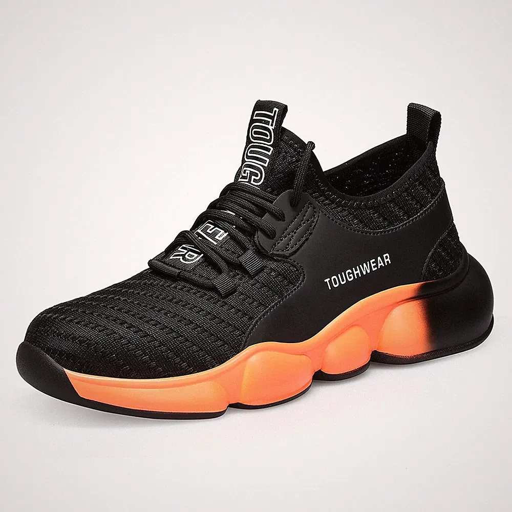 HERREN DAMEN SICHERHEIT SPORTSCHUH ARBEIT LEICHT STAHLKAPPE STIEFEL SCHUHE UK-GRÖßEN
