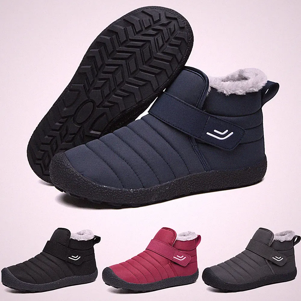 Herren Damen Winterstiefel Warm Gefütterte Schneestiefel Winterschuhe Stiefel DE