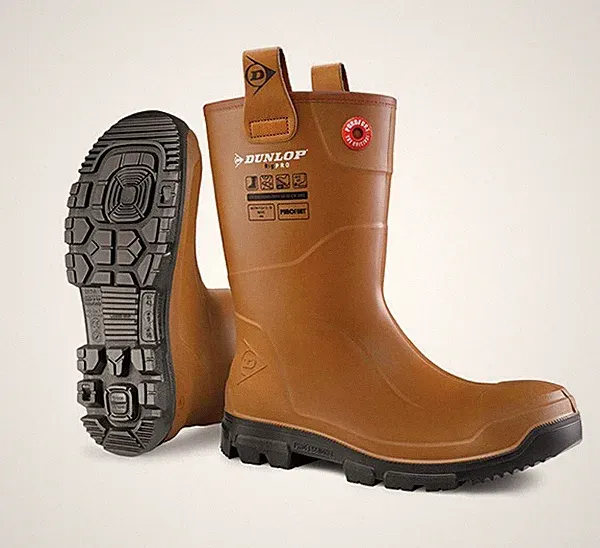 Herren Dunlop Rigpro gefüttert Stahlkappe/Zwischensohle S5 Rigger Stiefel Größen 7 bis 13