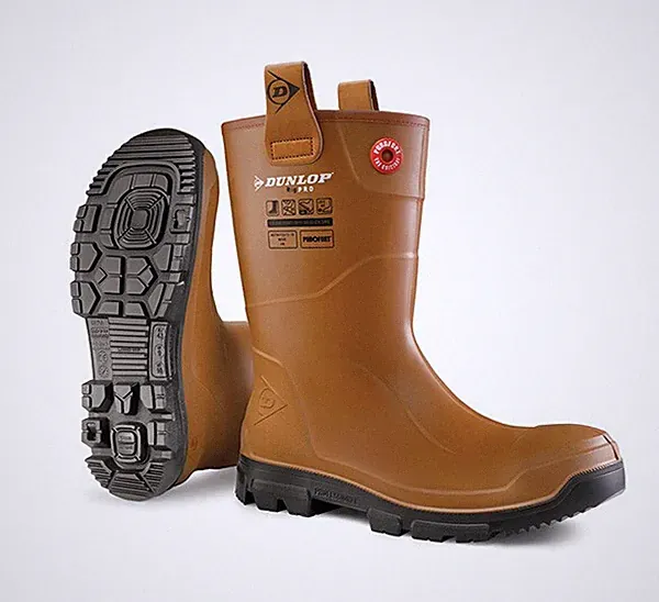 Herren Dunlop Rigpro gefüttert Stahlkappe/Zwischensohle S5 Rigger Stiefel Größen 7 bis 13
