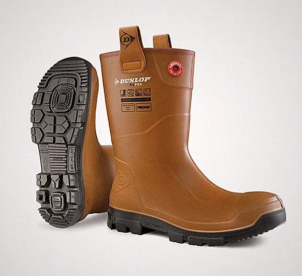 Herren Dunlop Rigpro ungefüttert Stahlkappe/Zwischensohle S5 Rigger Stiefel Größen 7 bis 13