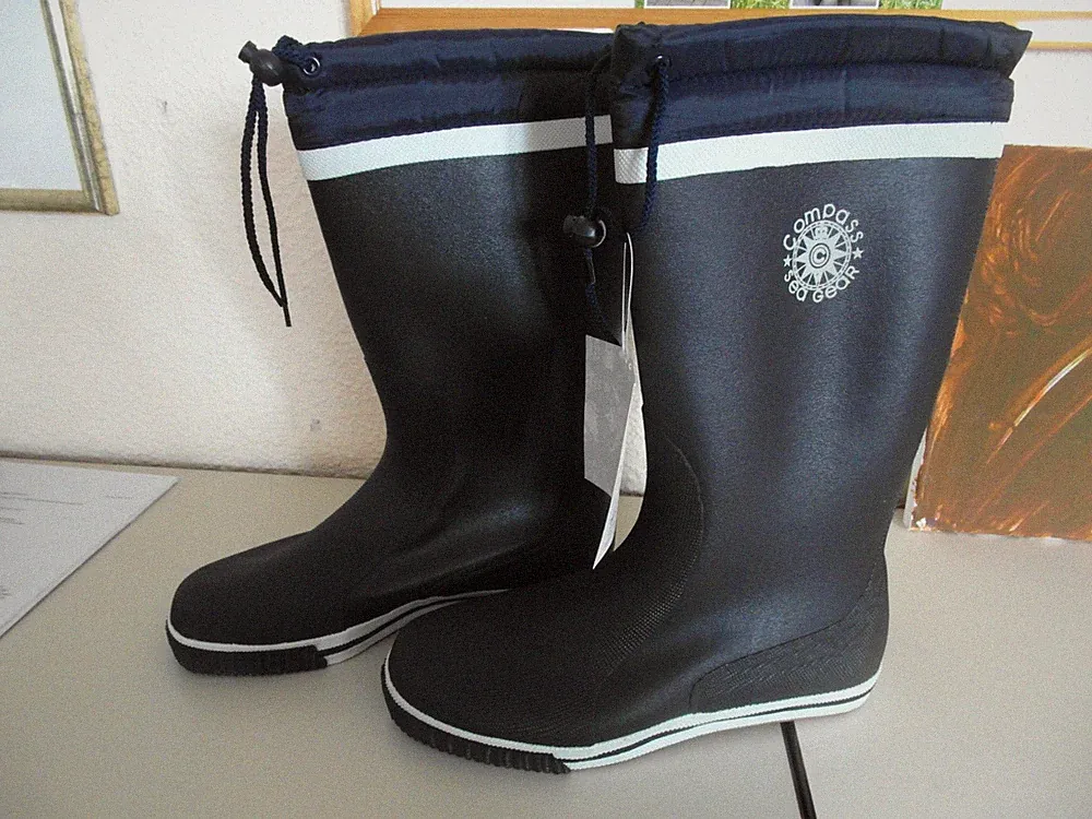 Herren Gummistiefel, Segelstiefel Compass Größe 44