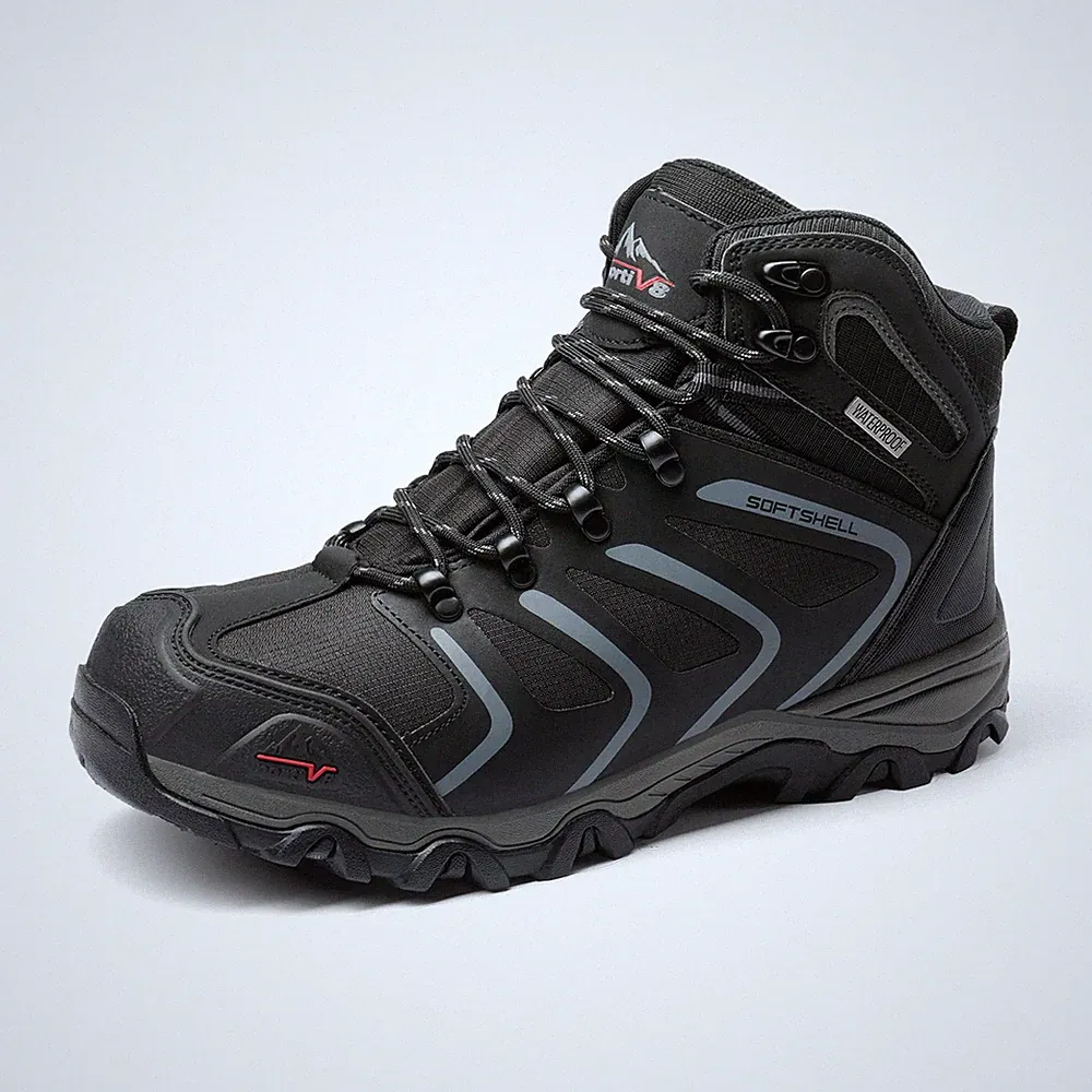 Herren Knöchelhohe wasserdichte Wanderschuhe leichte OutdoorSchuhe für Trekki...