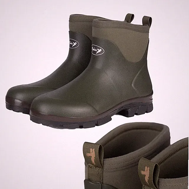 Herren Kurz Neopren Gummistiefel Männer Country Winter Schuhe Rydale