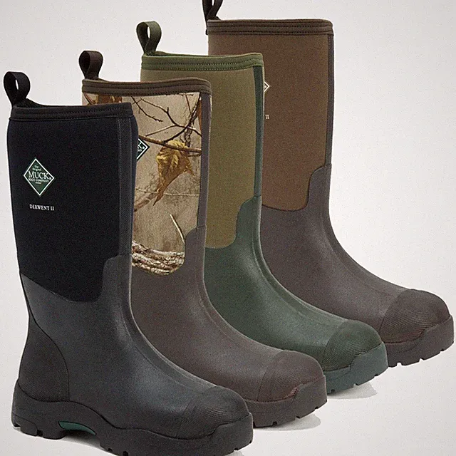 Herren MUCK Stiefel Derwent II mittel stabil Bauernhof Gummistiefel Größen 7 bis 14