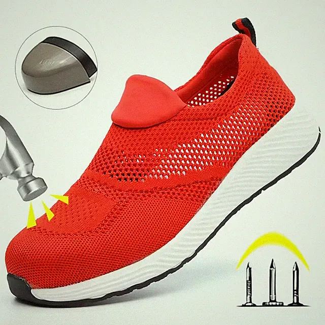 HERREN PPE DAMEN FRAUEN ULTRALEICHTE STAHLKAPPE SICHERHEIT ARBEIT SCHUHE SNEAKER