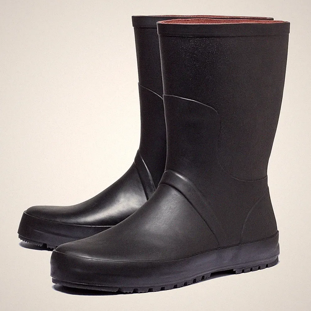 Herren Regenstiefel Gr. 41-44 Gummistiefel Stiefel Regengummistiefel schwarz