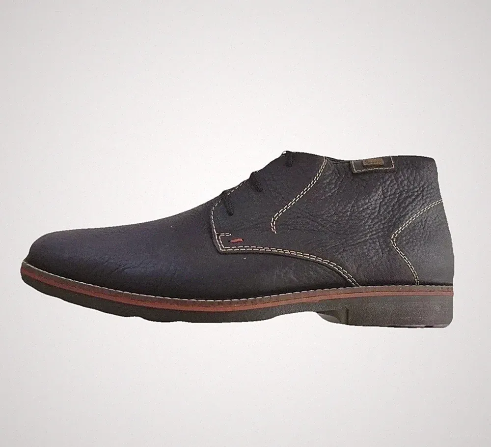 Herren Rieker Winter-Boots Antistress Schwarz gefüttert Gr.46 Kurzschaftstiefel