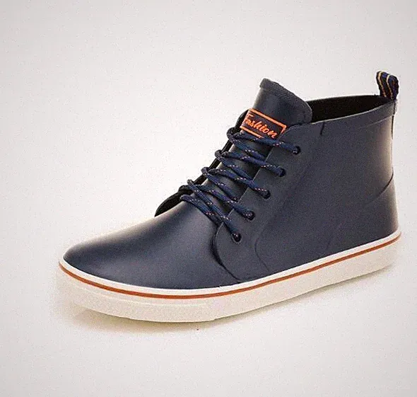 Herren Rutschfest Regenstiefel Küche Gummistiefel Stiefeletten Gartenschuhe