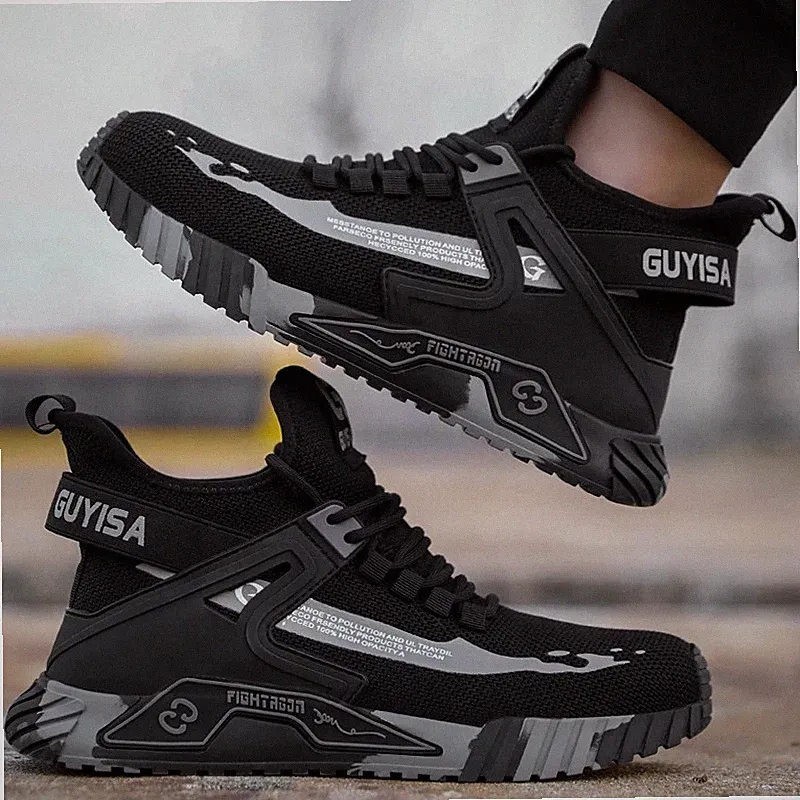 HERREN SICHERHEITSSCHUHE ULTRALEICHT STAHLKAPPE ARBEIT SNEAKER DAMEN STIEFEL
