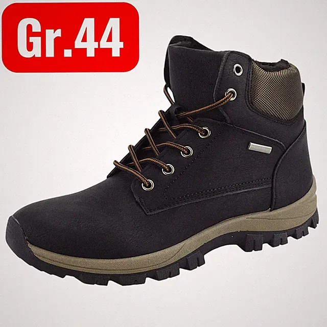 Herren Stiefel Boots Gr. 44 Outdoor Trekking Stiefelette Winterstiefel Gefüttert