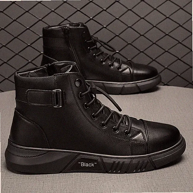 Herren Stiefel Freizeit Reisen Hoch Schuhe Boots Bequeme Sneaker Sports Schuhe
