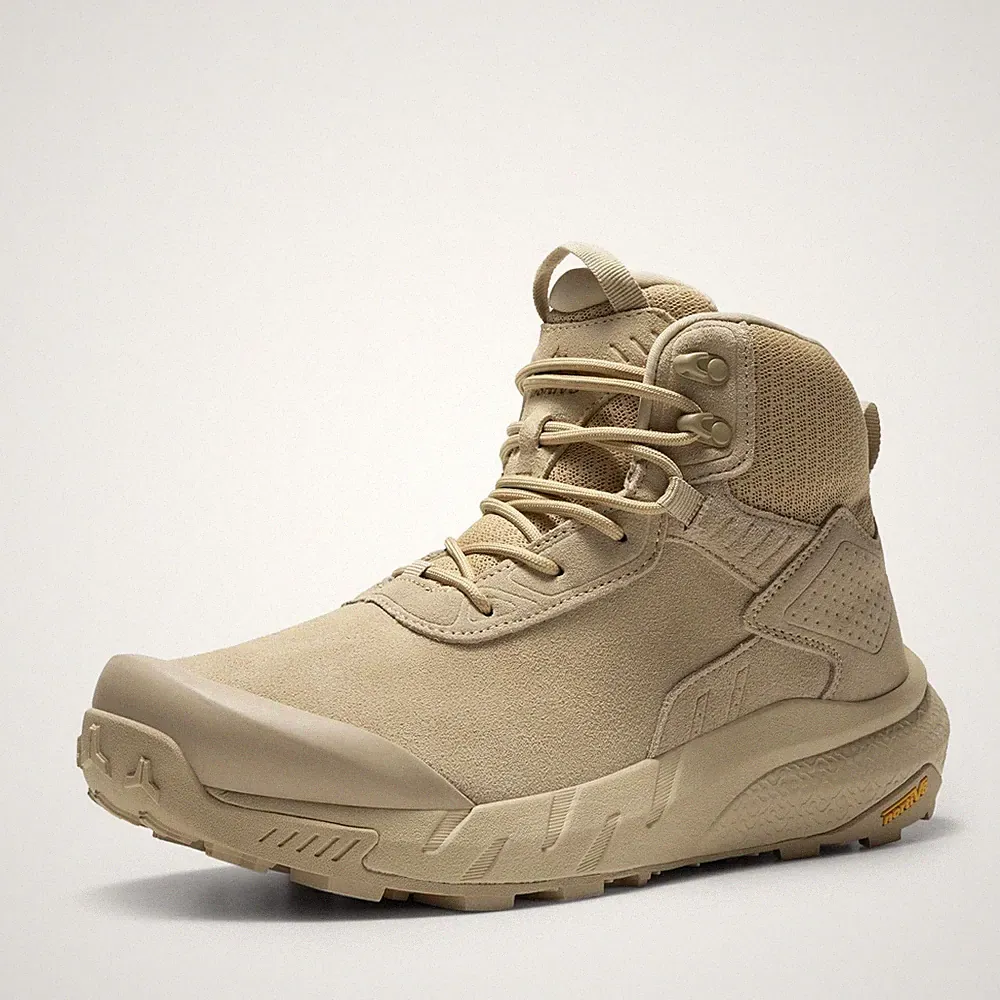 Herren Wasserdichte Militärische Taktische Arbeitsstiefel Leder Motorrad Kamp...