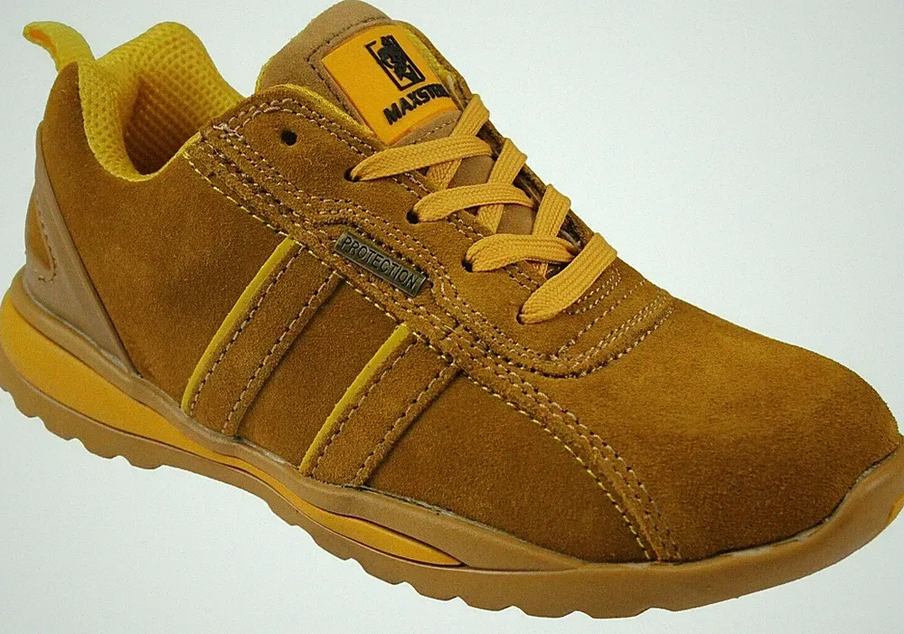 HERREN WILDLEDER LEICHT DAMEN SICHERHEIT ARBEIT STAHLKAPPE STIEFEL SAND SPORTSCHUH GRÖSSE