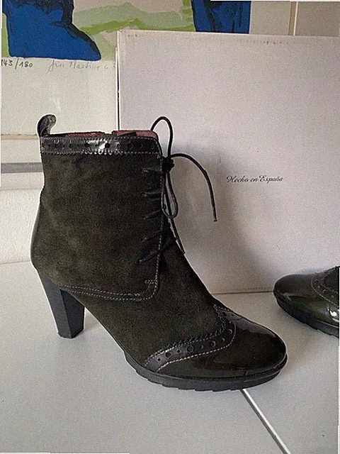☀️HISPANITAS☀️ feminine hochwertige Stiefeletten•Kiefer•Echtleder• Made in Spain
