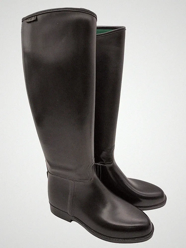 HKM Gummistiefel Damen Stiefel Gr. DE 40 schwarz Casual-Look