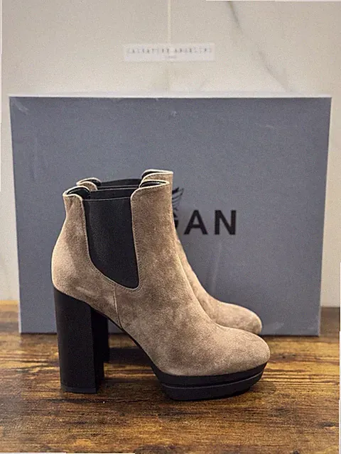 Hogan Interactive Stiefelette Veloursleder Sumpf Mit Absatz Casual Hogan Frau 39