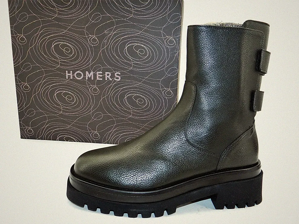 Homers GOLVA Damen Chelsea Boots Plateau Stiefel Stiefeletten Extra Leicht Gr.39