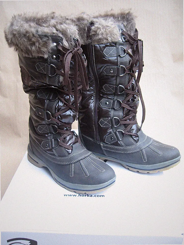 Horka Triple Tex Jill wasserdicht Winterstiefel Reitstiefel braun Gr. 40