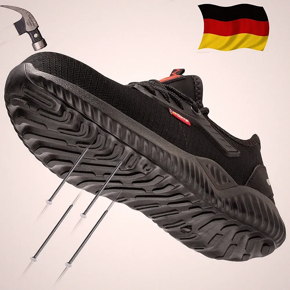 HOT!Arbeitsschuhe Herren Damen Sicherheitsschuhe Leicht Stahlkappenschuhe Unisex