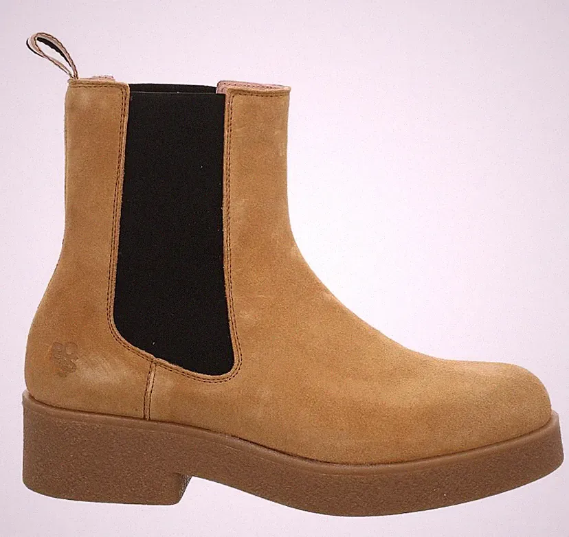 HUGO BOSS Damen Stiefeletten Chelsea Boots Chrisch beige Echtleder Gr 36 39 NEU