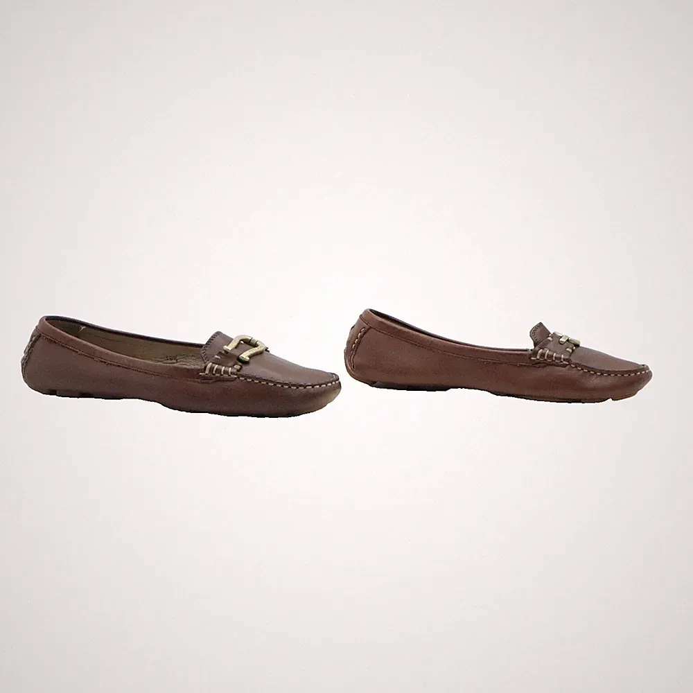 Hugo Boss Halbschuh gebraucht EUR 38,5 (Cod.SS4137) braun niedrig Damen Leder