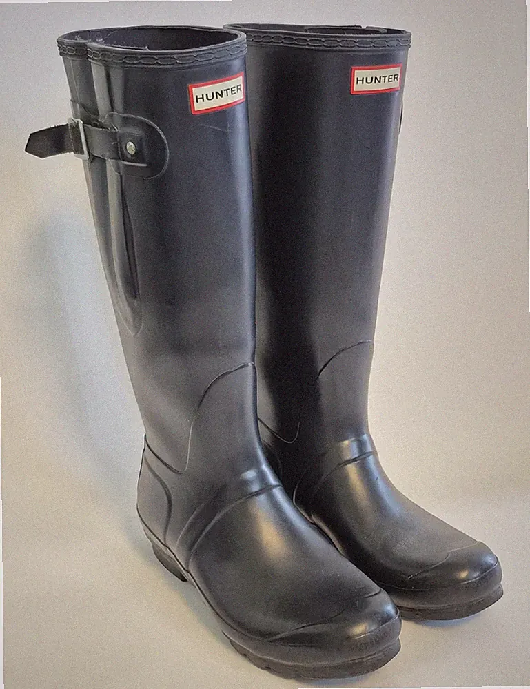 Hunter Boots Original Side Adjustable Gummistiefel 43 dunkelblau unisex
