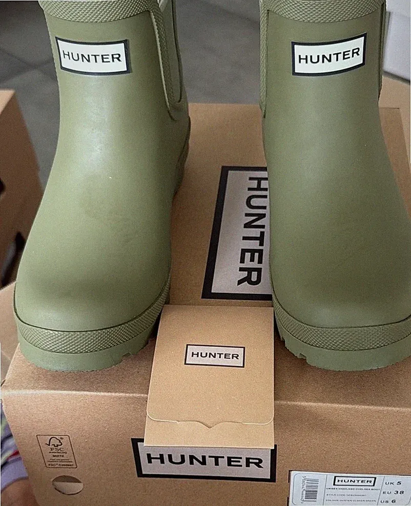 Hunter Chelsea Boots, 38, Neu In Ovp, Olive
