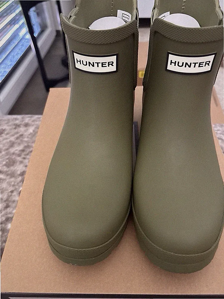 Hunter, Chelsea Bootsgröße 40, Olivgrün Neu In Ovp