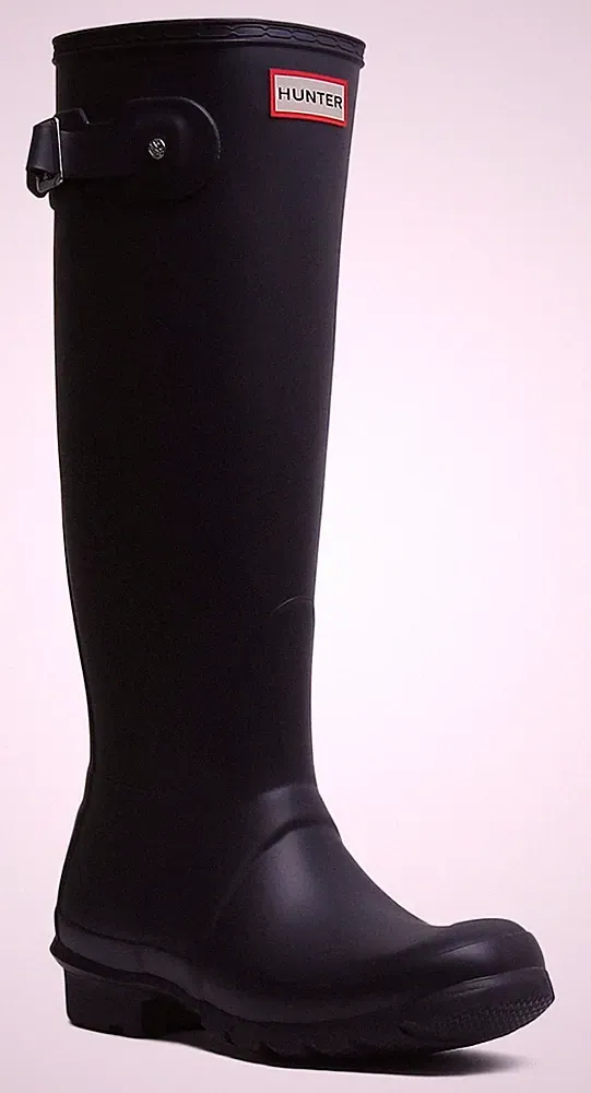 HUNTER Damen Original Hoch Gummistiefel Stiefel IN Navy Matt Größe EU 36-42