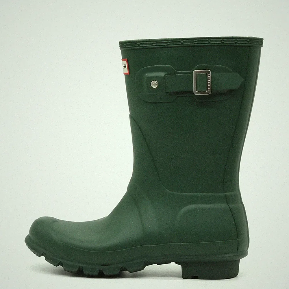 Hunter Damen original short stiefel waldgrün gummi halbhoch gummistiefel EU 38