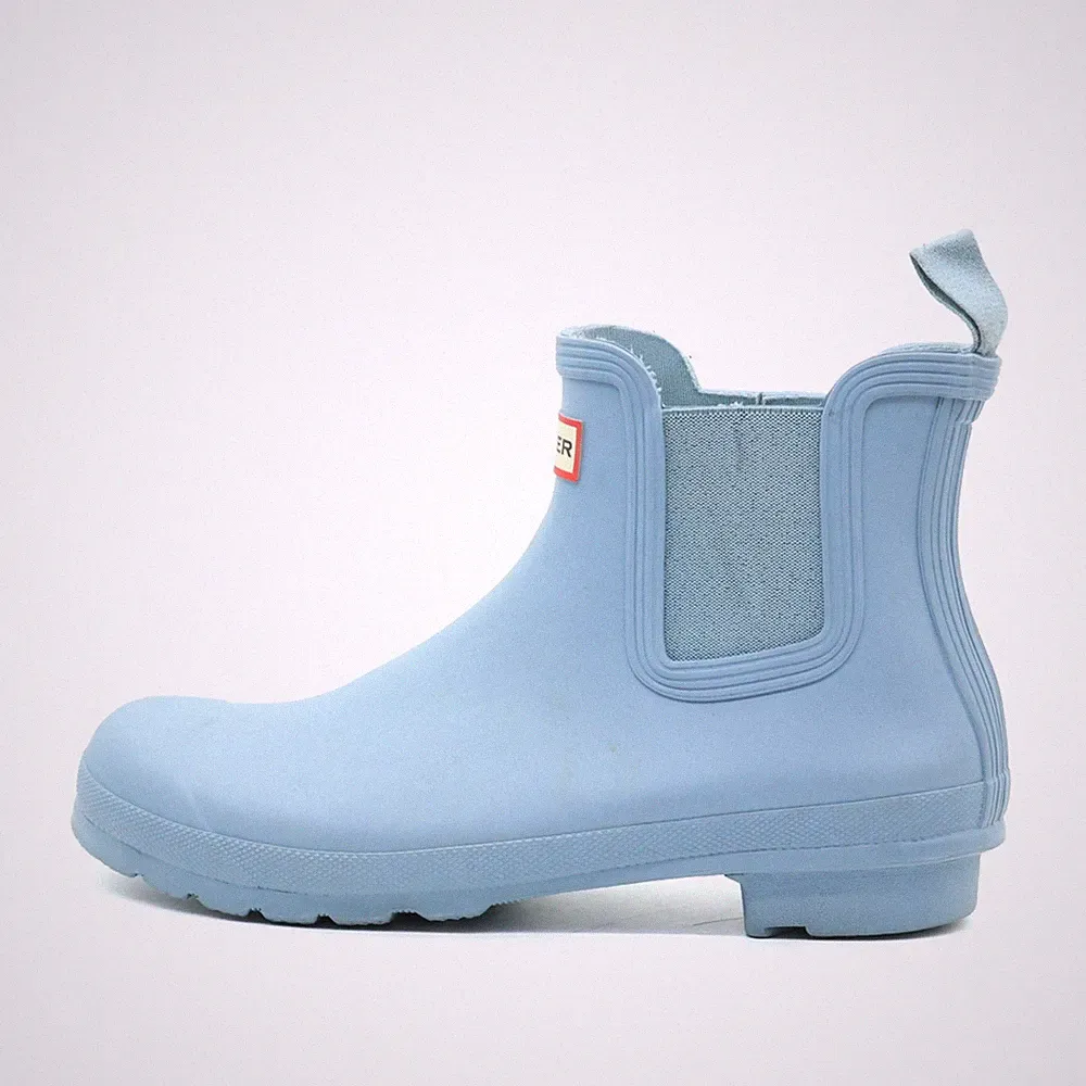 Hunter Damen WFS2078RMA Gummistiefel Hellblau Gummi Chelsea Boots EU 42
