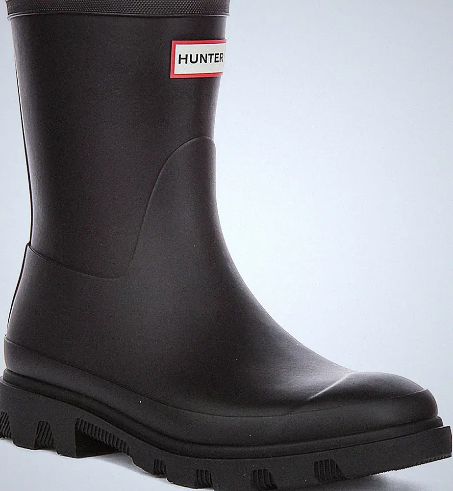 Hunter Downpour Gummi Wasserfest Hineinschlüpfen Damen Stiefeletten IN US 3 - 8