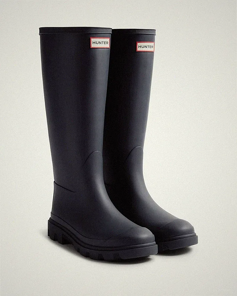 Hunter Downpour Tall Wellington Gummistiefel Navy Gr. 43 Men Unisex | Neu & OVP