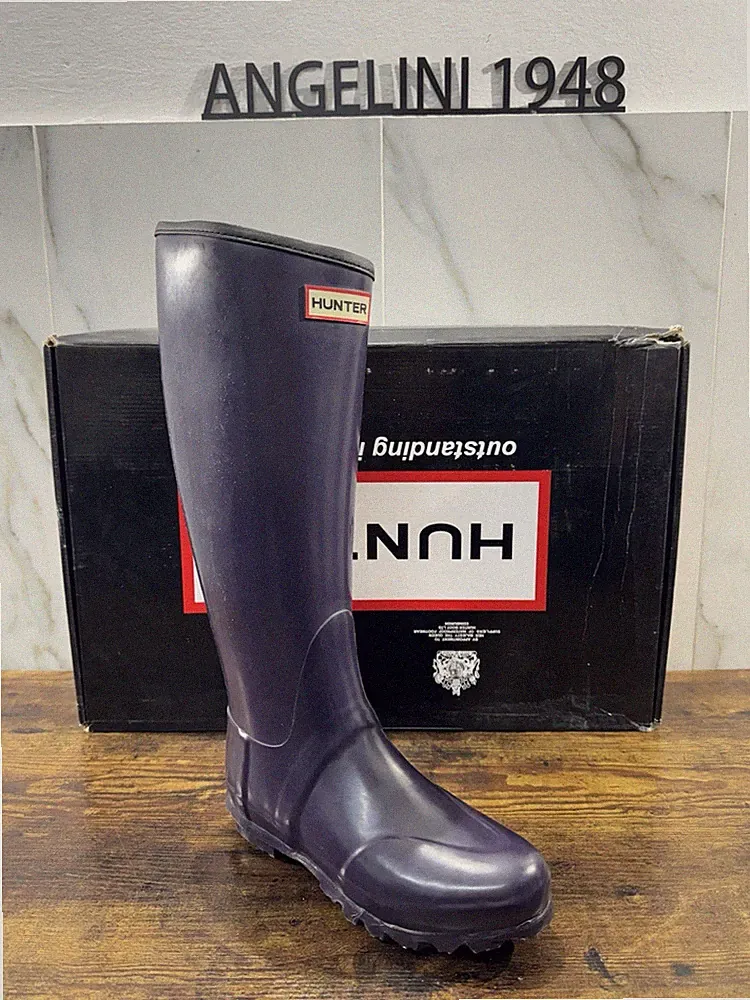 Hunter Gummi Regenstiefel Lila Icon Boot Damen 37