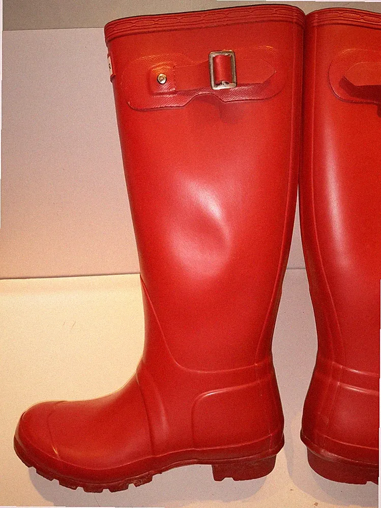 Hunter Gummi Stiefel tall rot – sehr gut – Gr. 38 / UK 5