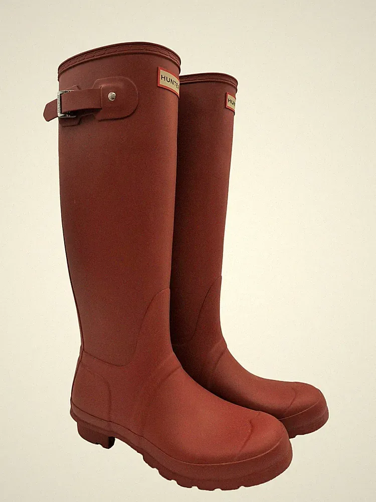 hunter gummistiefel damen rot
